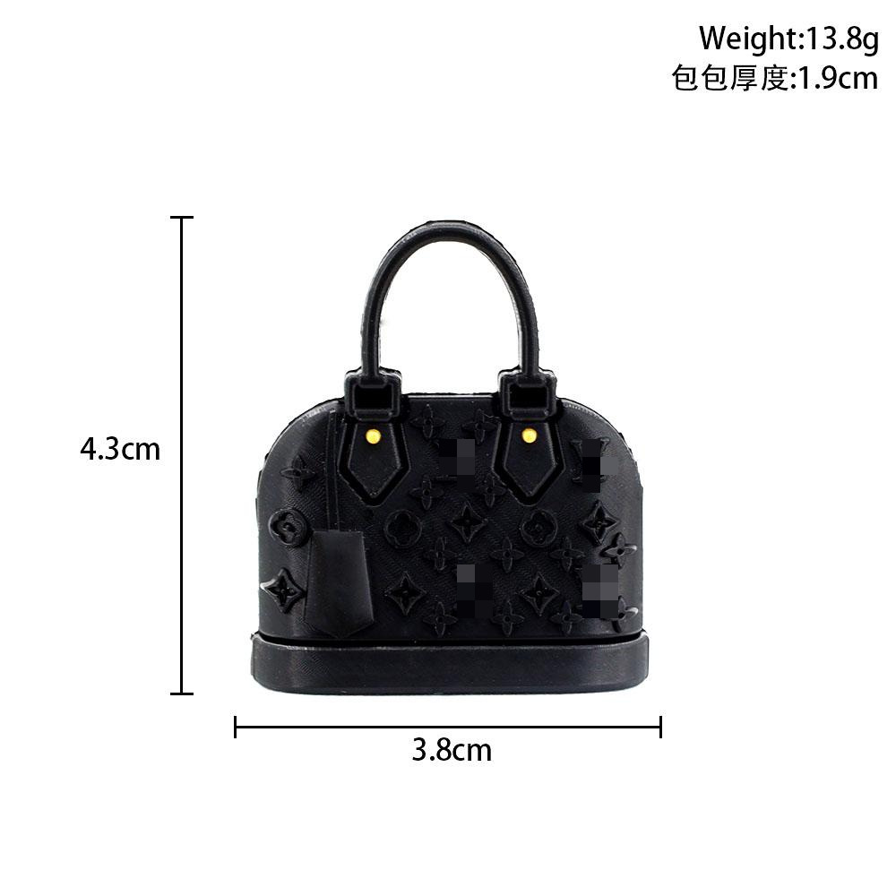 Dollhouse mini muñeca casa pequeña bolsa BJD bolsa de estilo de marca 6 centavos bolsa de muñeca 30 cm accesorios de muñeca