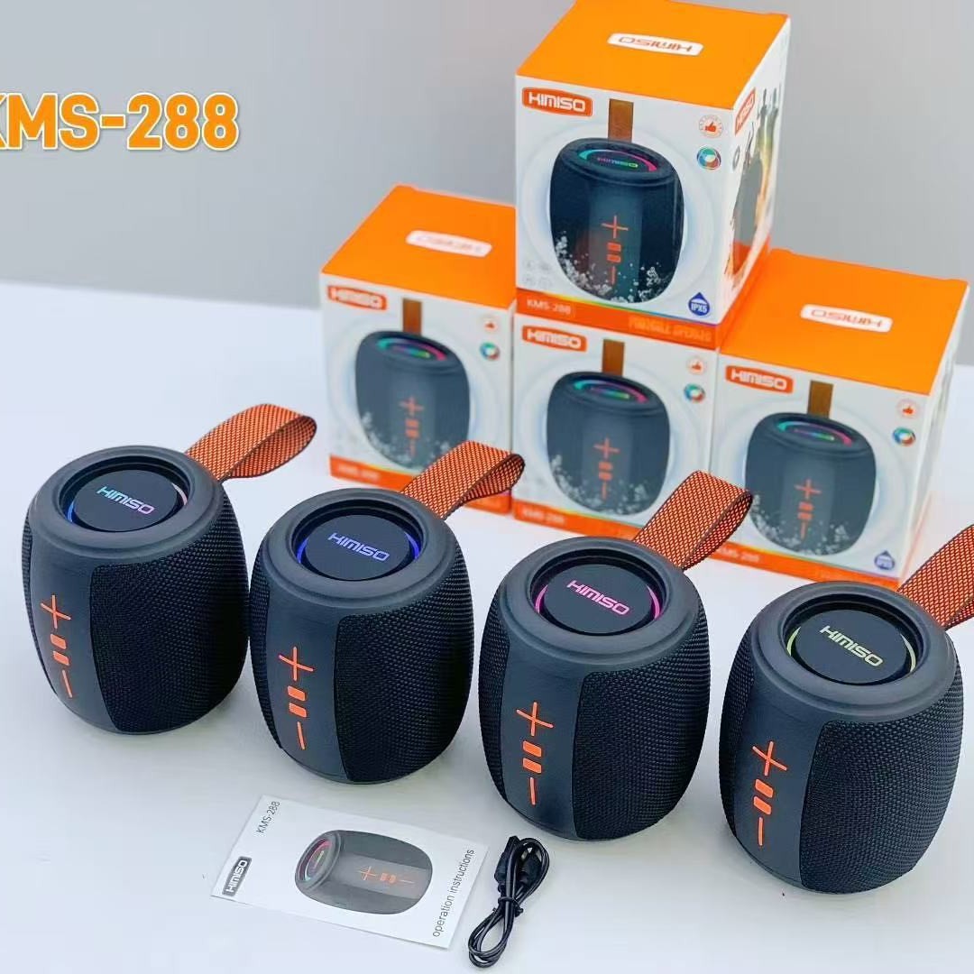 Nuevo comercio exterior transfronterizo altavoz inalámbrico bluetooth de alta potencia portátil subwoofer impermeable KMS - 288