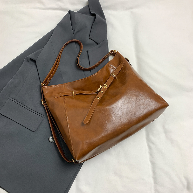 Meilad multifuncional mochila de hombro de mujer otoño / invierno 2024 retro mochila de hombro de gran capacidad bolsa de mano