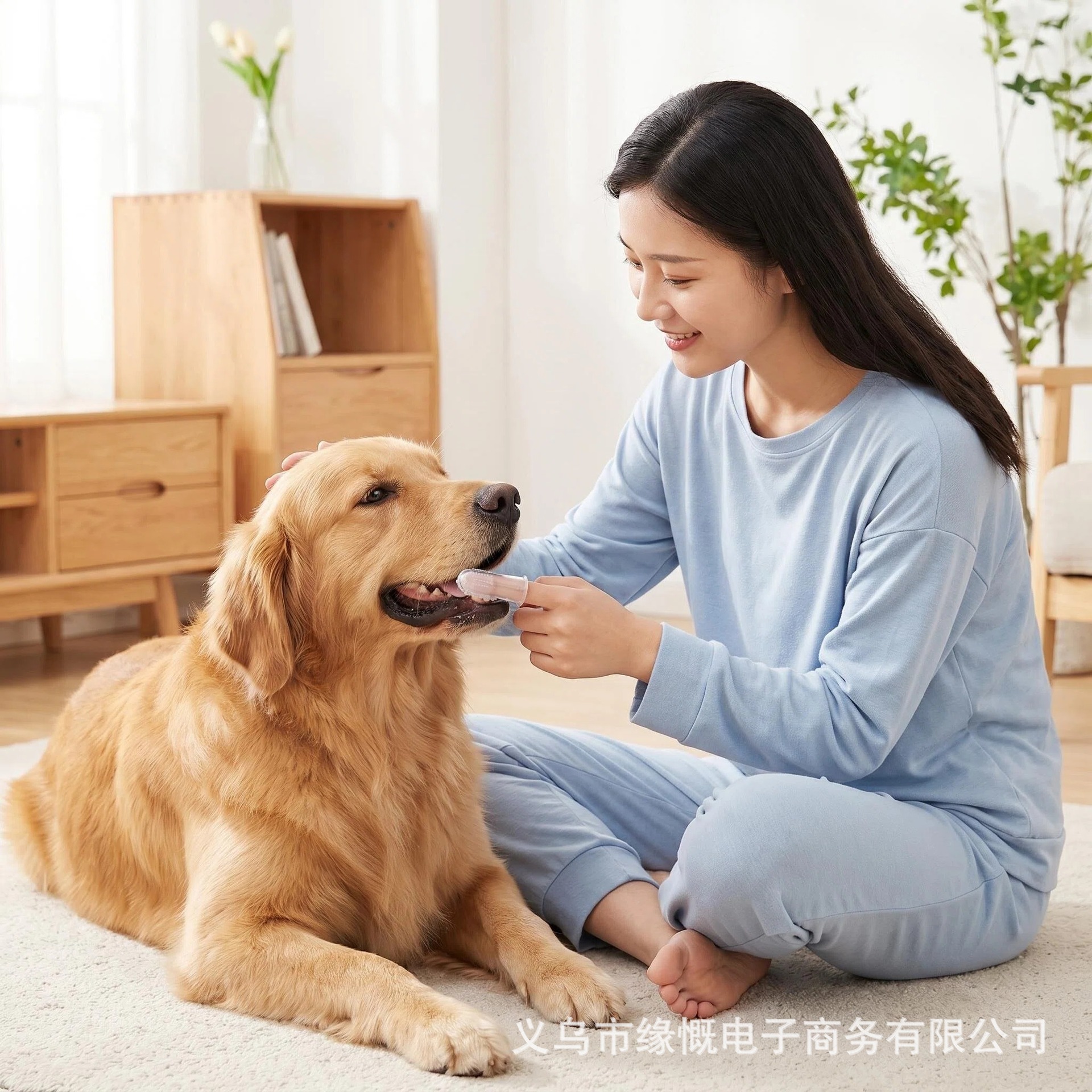 Pet finger toothbrush silicone, for dogs and cats