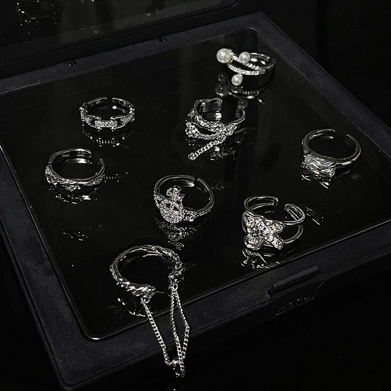 Fashion Geometric Copper Plating Open Ring 1 Piece