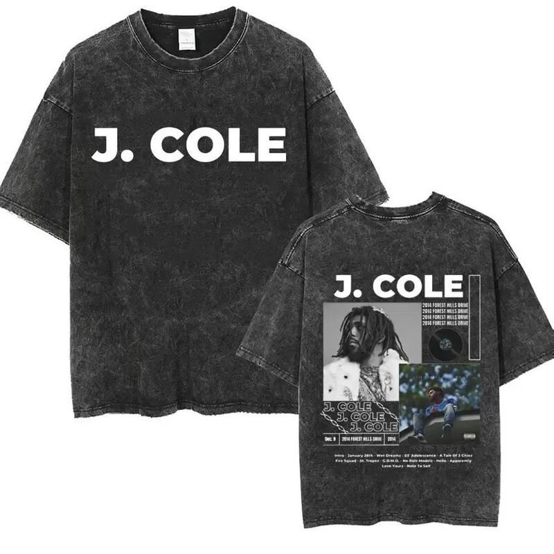 Rapper J Cole Dreamville Same Print T-Shirt Vintage Washed S Rapper J Cole Dreamville Same Print T-Shirt Vintage Washed S