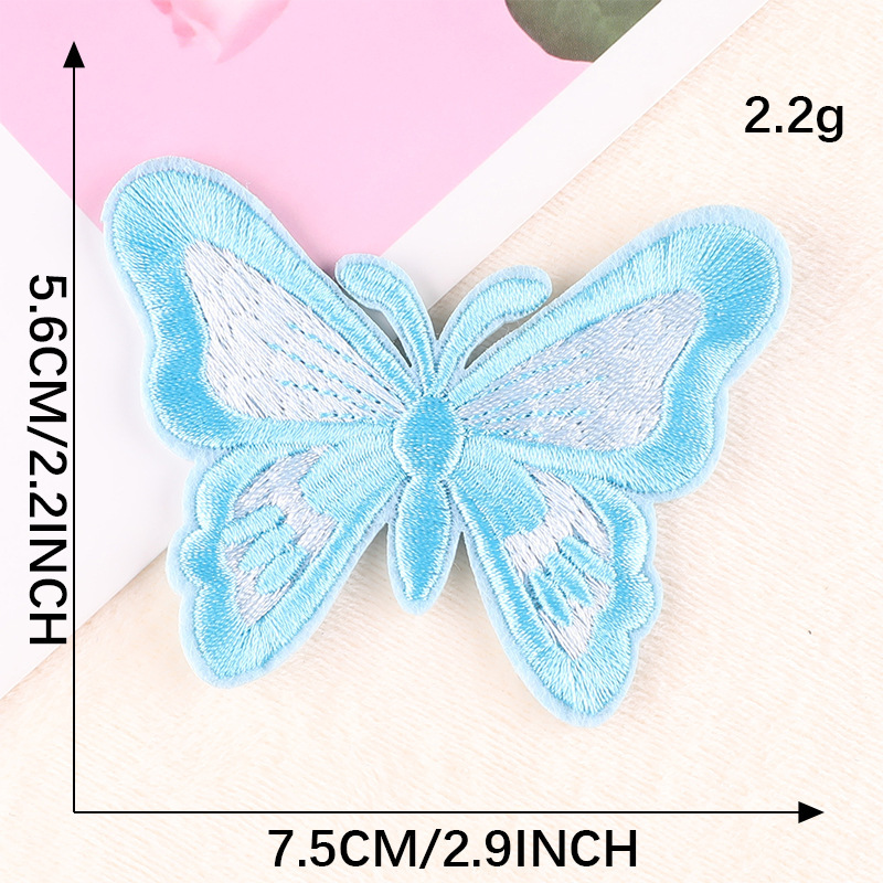 Miles de tiendas de bordado de computadora, aditivos de ropa, mariposas de animales, parches DIY, emblemas bordadas, pegatinas de tela.