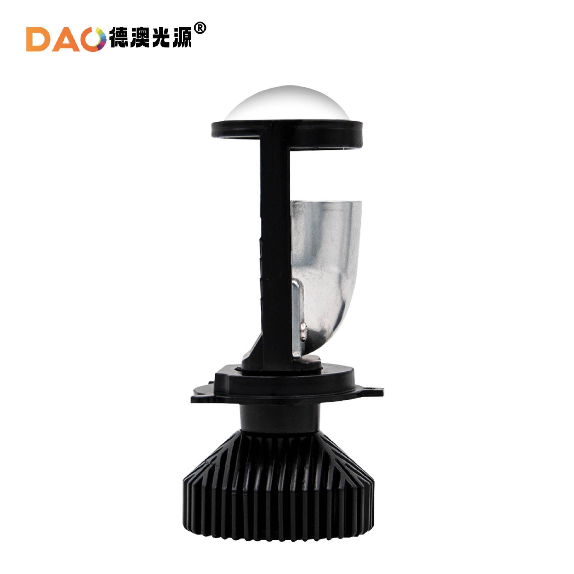 T9 coche LED faro con lente H4 Super brillante foco fuerte luz coche bombilla lejos y cerca de la lámpara integrada doble lente de luz image 4