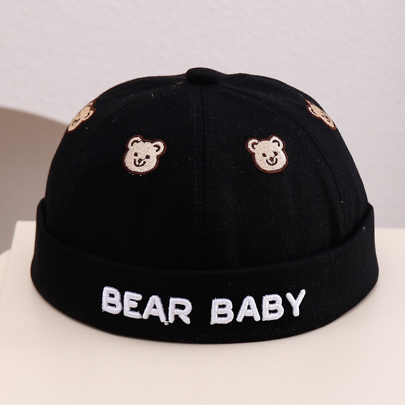 Baby terrateniente sombrero primavera y otoño nuevo bebé lindo super lindo gorro de piel de melón para niños y niñas gorro de primavera de cabello