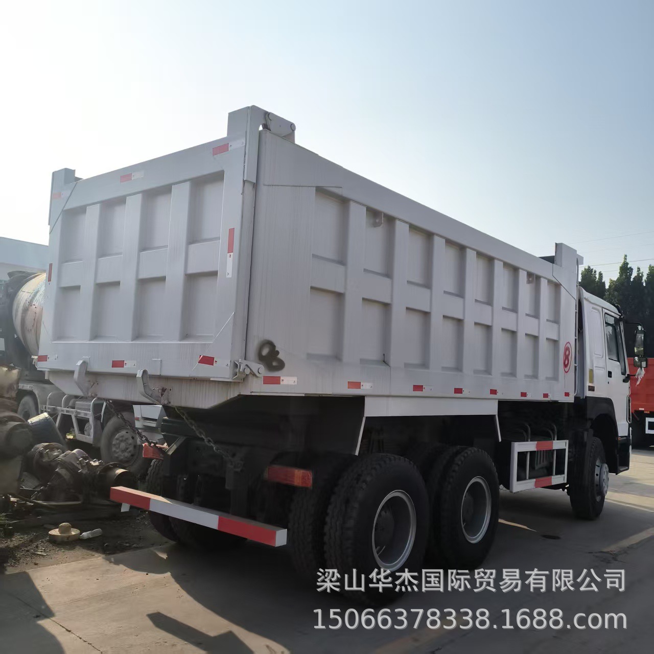 Cross-Border Indian Howo6X4 Dump Truck, 371 Horsepower Truck, Sinotruk Howo Dump Truck