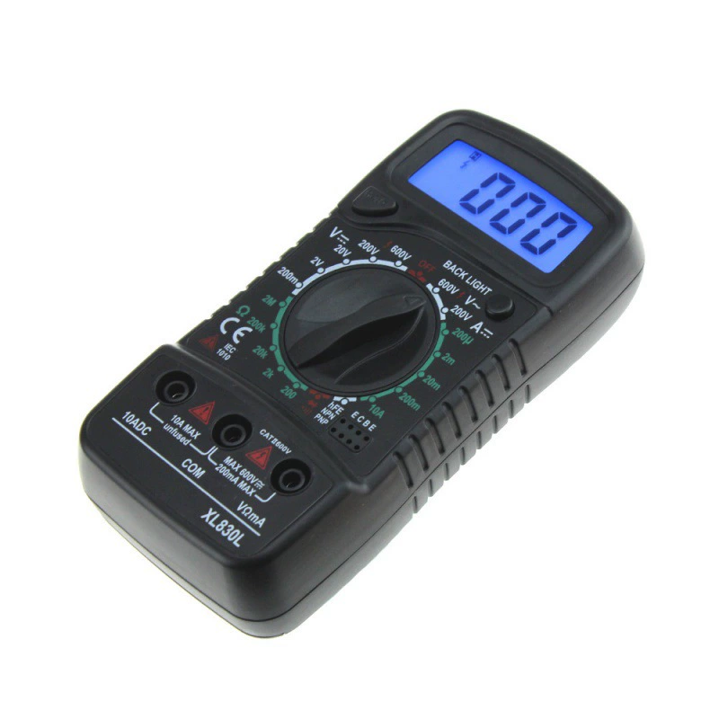 Производитель оптовая продажа XL830L цифровой мультиметр обнаружения отключения цифровой дисплей универсальный метр электрического сопротивления напряжения