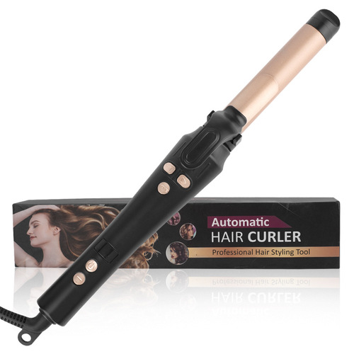 Cross-border automatic curling iron, hair styling tool, must-have curling iron for lazy people, LCD adjustable temperature hair clip hair iron