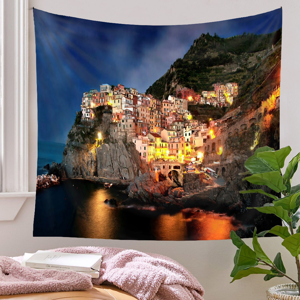 Bohemian Scenery Painting Wall Decoration Cloth Tapestry Wholesale Nihaojewelry display picture 125