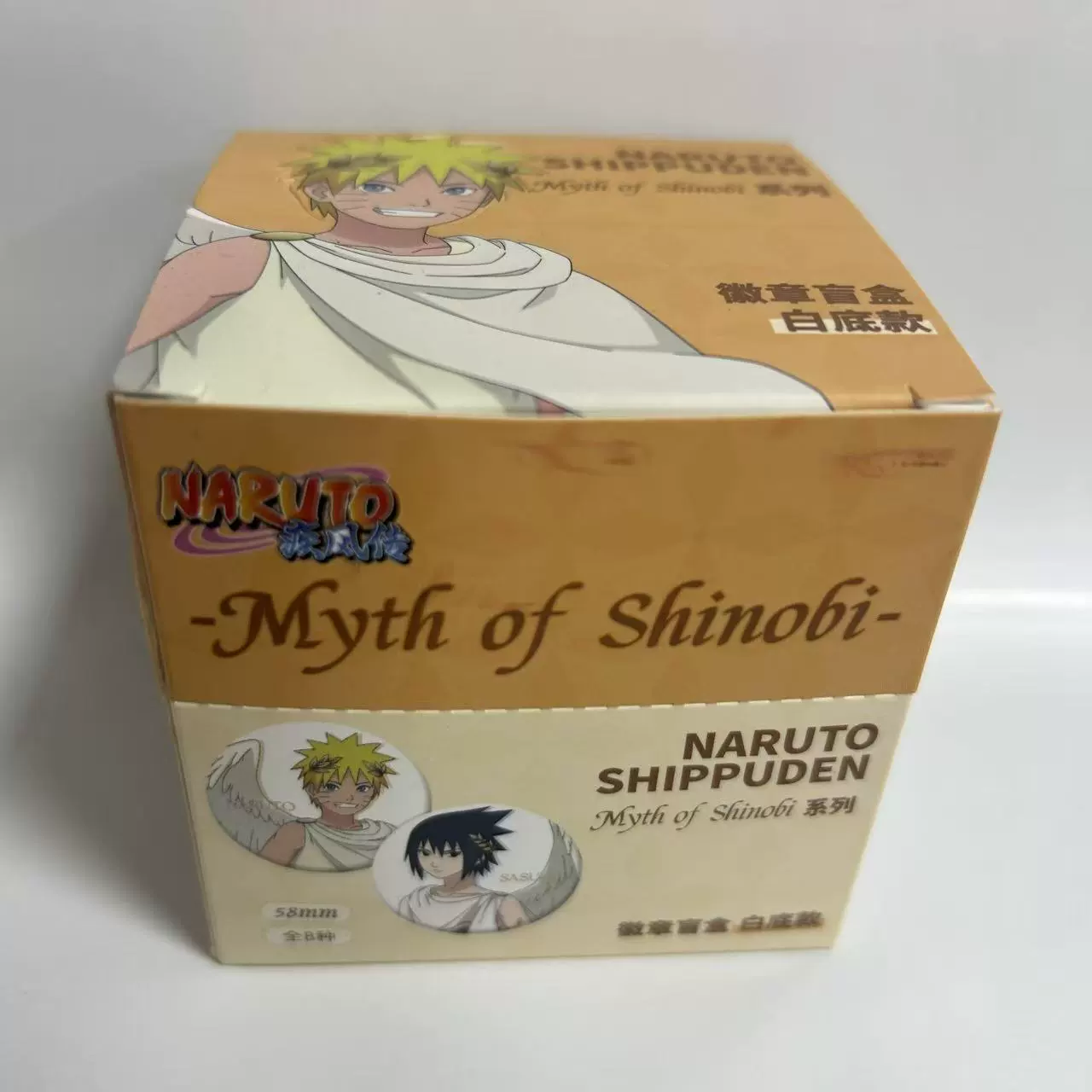 Naruto, genuine badge, watercolour