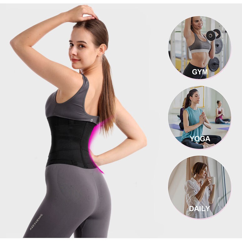 Amazon Waist Training Belt for Abdominal Control, Effective in Tightening the Belly, Adjustable Sports Fitness Belt for Postpartum Waist Reduction