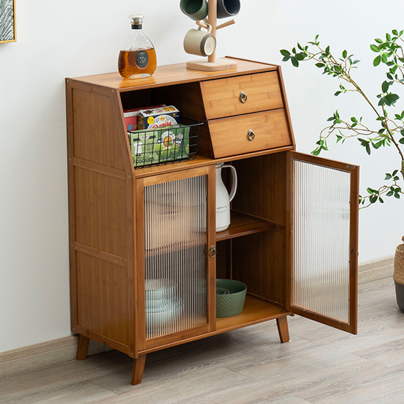 北欧厨房餐边柜酒柜橱柜简约碗柜多功能储物柜家用茶水柜置物客厅