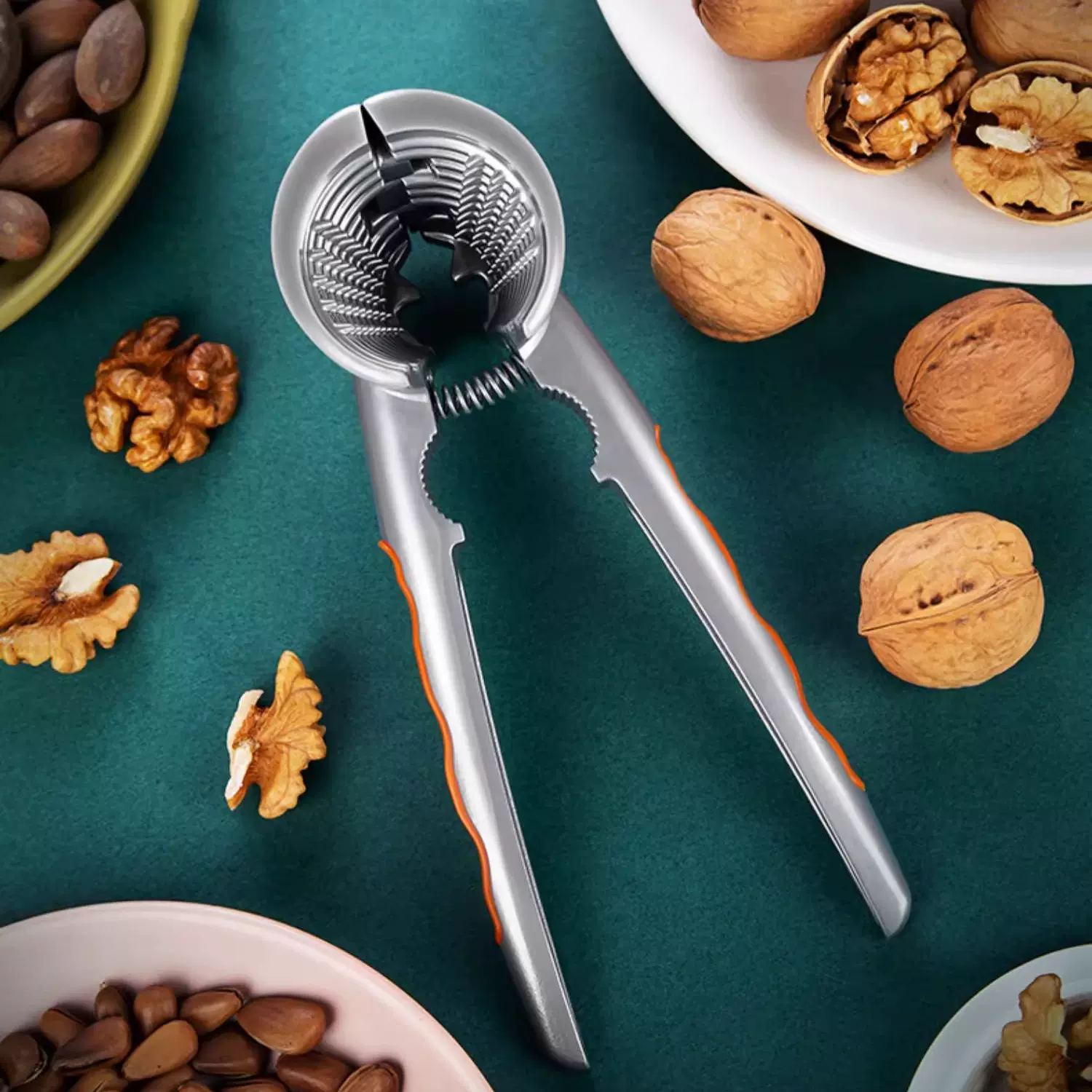 山核桃夹子家用多功能开坚果神器榛子开口器剥壳器工具栗子夹钳子