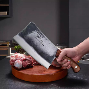 Japanese-style handmade forged Bone cutter household butcher professional Bone cutter commercial sharp special large bone knife kitchen knife