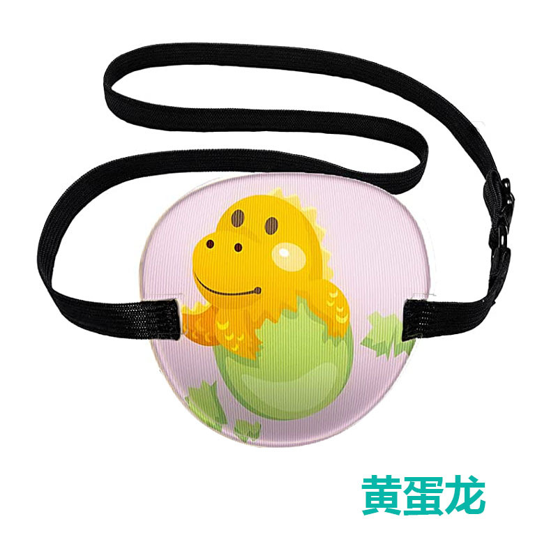 Máscara de un solo ojo de los niños 3D de dibujos animados para adultos máscara de un solo ojo cubierta estrabismo ambliopía corrección pirata sombreado máscara de ojo