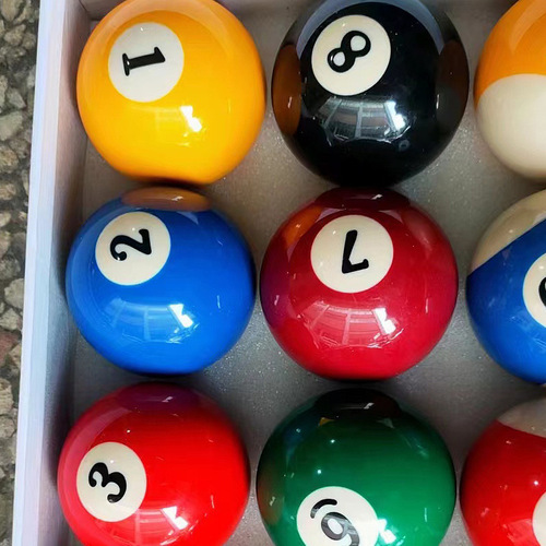57.2mm Billiard Ball American Black Eight General Purpose Billiard Cue Ball Table Tennis Accessories Billiard Supplies