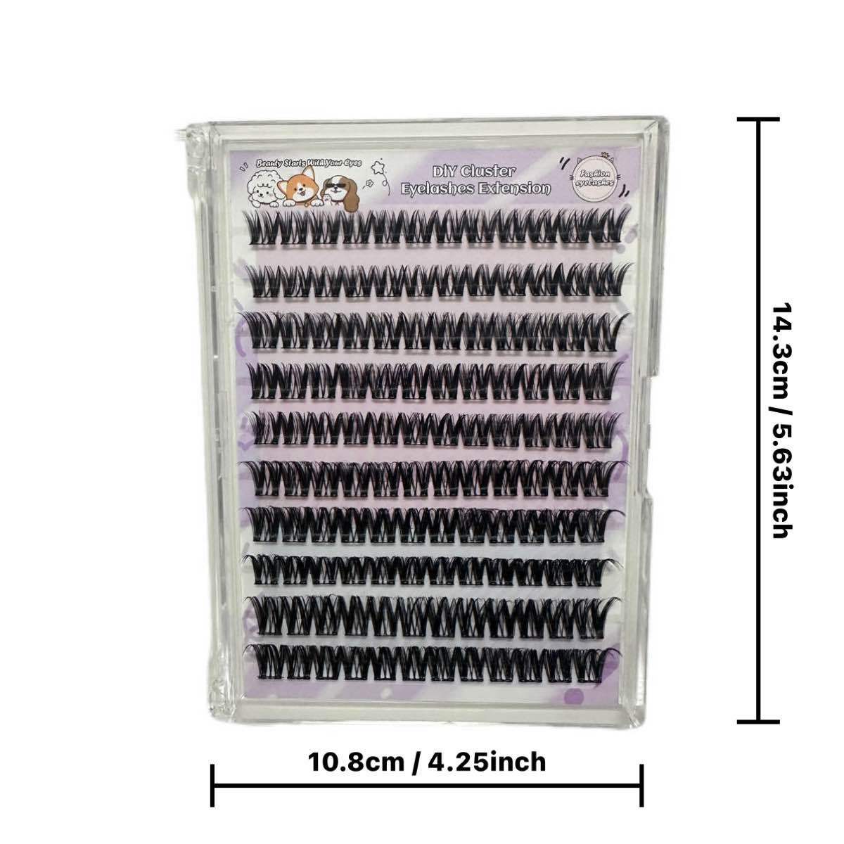 Nuevo conjunto de injerto de 10 filas MJ84 Amazon DIY en Europa y los Estados Unidos, pestañas falsas transfronterizas densas