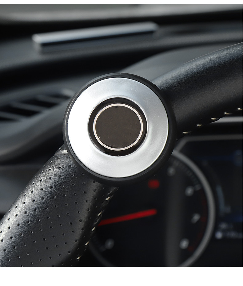 Car Steering Wheel Power Ball, Universal Driving Steering Aid, Multifunctional Steering Assist Device, Effort-Saving Ball