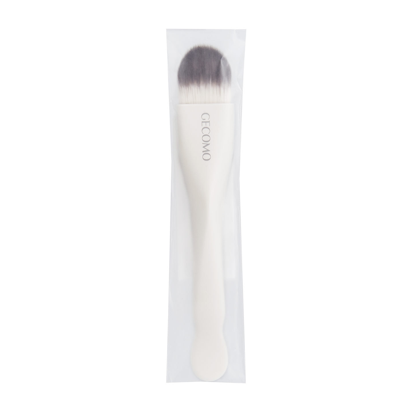 GECOMO cepillo de doble cabeza en forma de lengua de doble propósito cepillo de base de polvo no comer cepillo de pelo suave herramientas especiales de maquillaje al por mayor