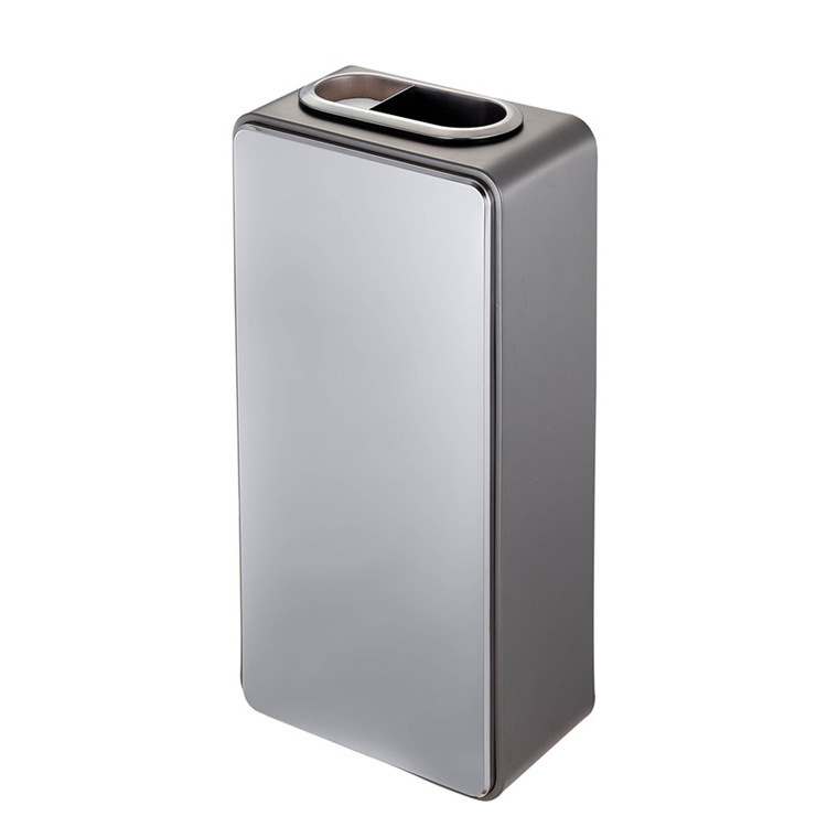 Wanxiangcheng GPX-4A comercial cubo de basura vertical de aleación de aluminio con humo Cenicero Hotel ascensor habitación