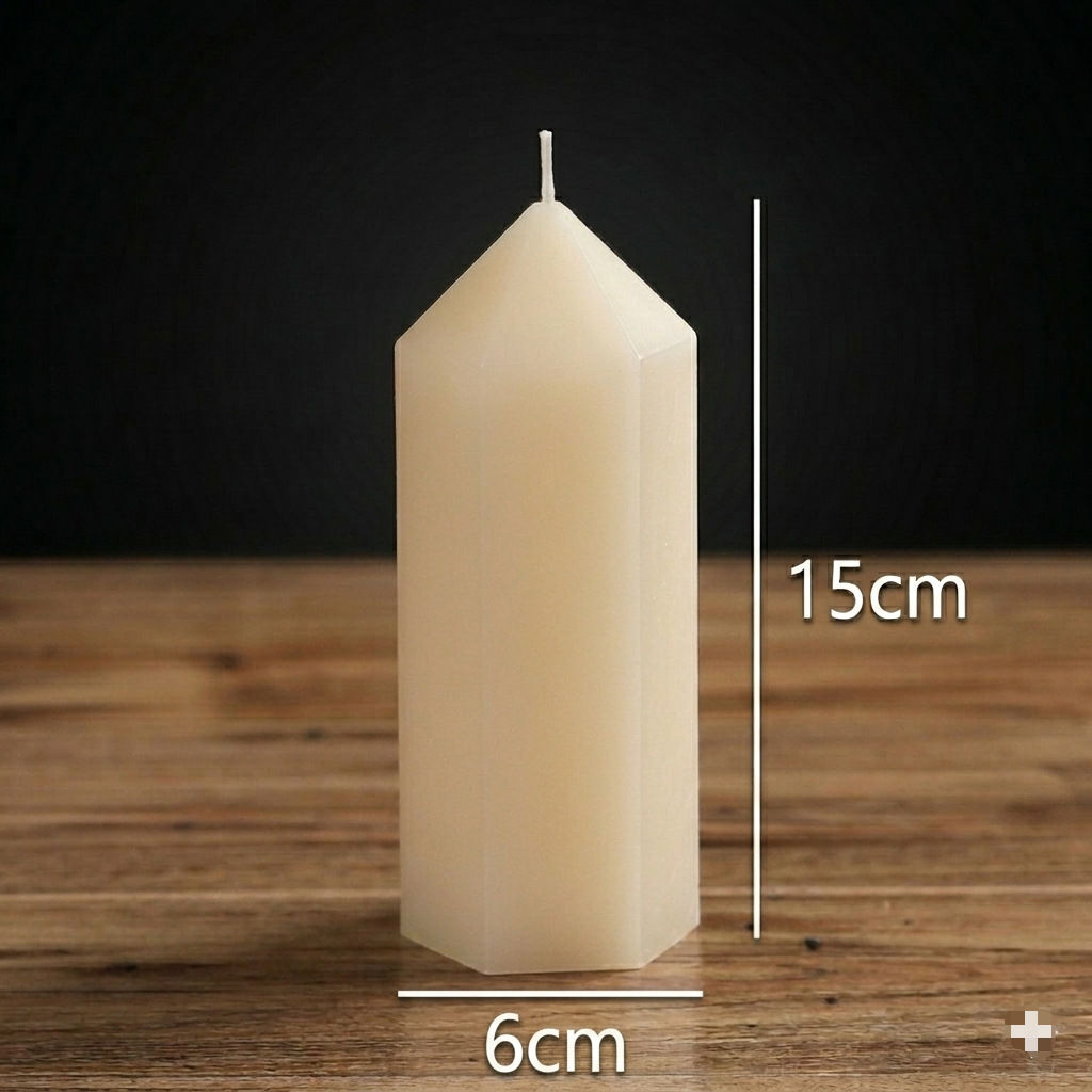 Hexagonal spire 6*15cm