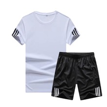 工厂外贸库存尾货清仓处理男式休闲运动套装地摊赶集男装货源批发