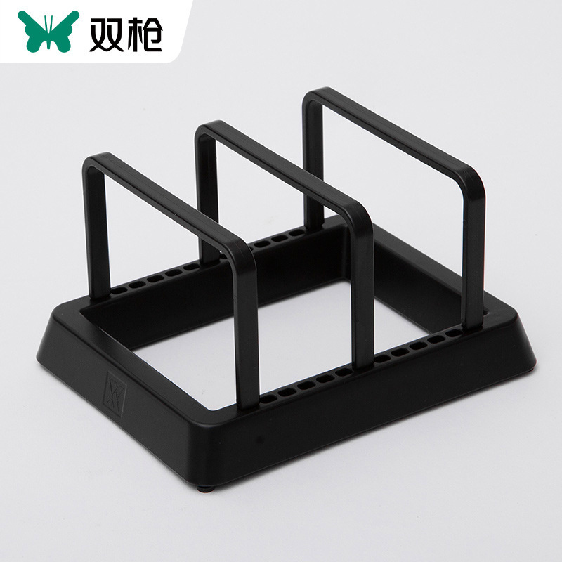 Double-Rod Plastic Kitchen Storage Rack Wholesale
