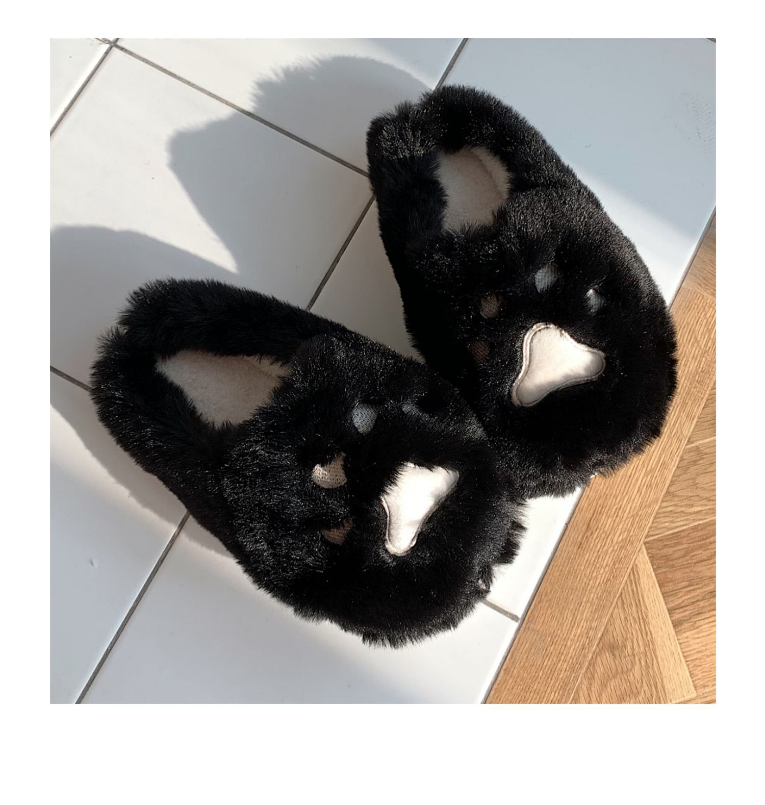 Women's Fashion Cat's Paw Round Toe Cotton Slippers display picture 18