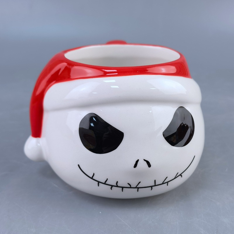 Colección de víspera de Halloween Jack Sally parodia tazas de cerámica para hacer logotipo tazas de cerámica creativas de Halloween