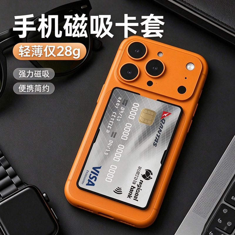 Apple Magsafe Magnetic Card Holder Aluminum Alloy Id Card Holder Business Elite Work Badge Storage Card Holder Apple Magsafe Magnetic Card Holder Aluminum Alloy Id Card Holder Business Elite Work Badge Storage Card Holder