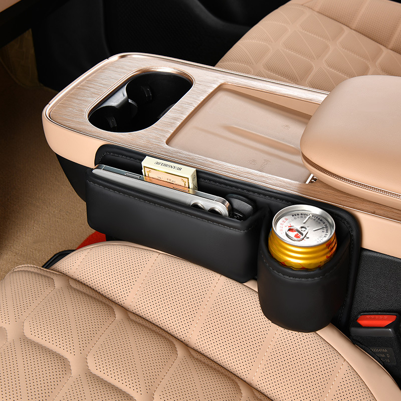 Car Seat Gap Storage Box, Car Gap Storage Box, Leather Storage Box, Multifunctional Storage Bag, Storage Box