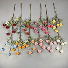 シミュレーション花5頭玉葱球菊結婚祝い結婚式堂ホテル装飾生放送道具家庭花芸飾り卸売り