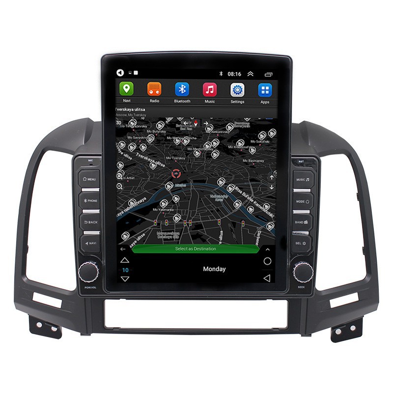 Aplicable a Hyundai 06-12 Shengda Android coche Bluetooth MP5 reproductor de coche GPS de navegación todo en uno