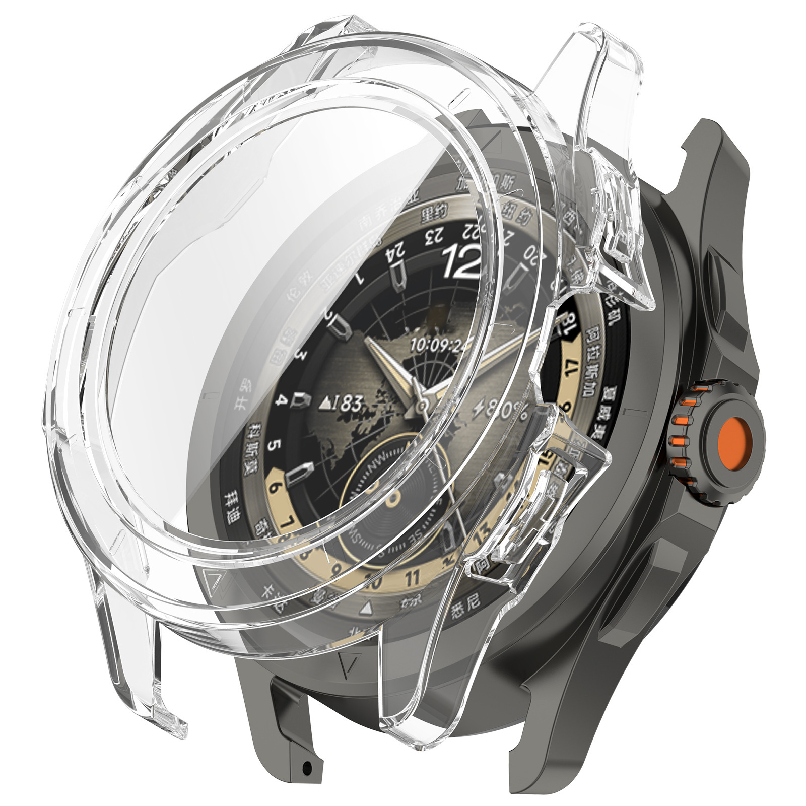 适用小米Watch S4 Sport壳膜一体保护壳钢化膜保护壳全包带触摸屏