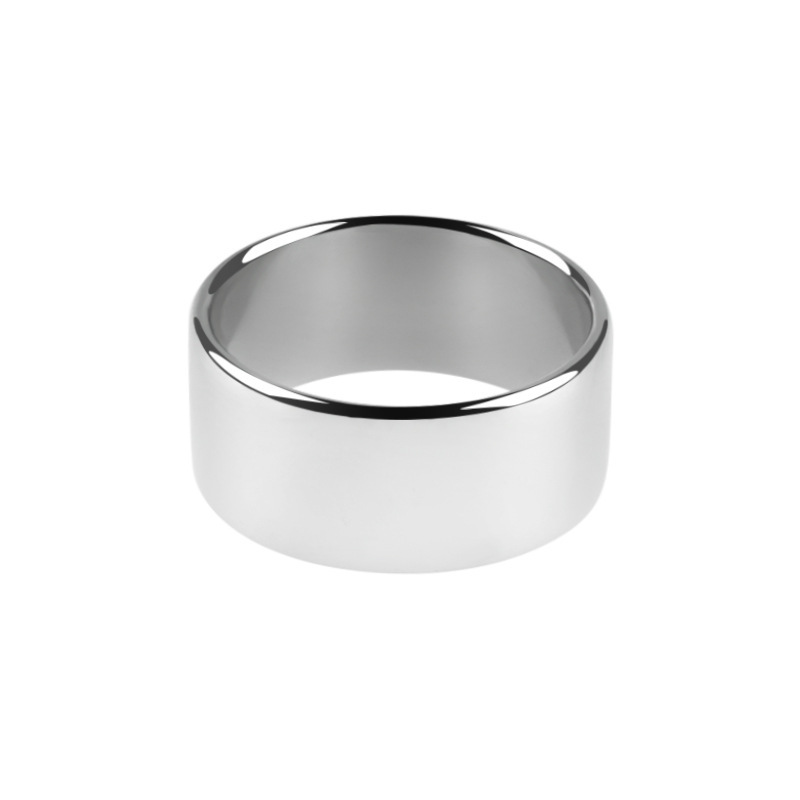 Metal Locking Cock Ring 30mm, Weighted Penis Training Ring, Non-vibrating — detail image 4