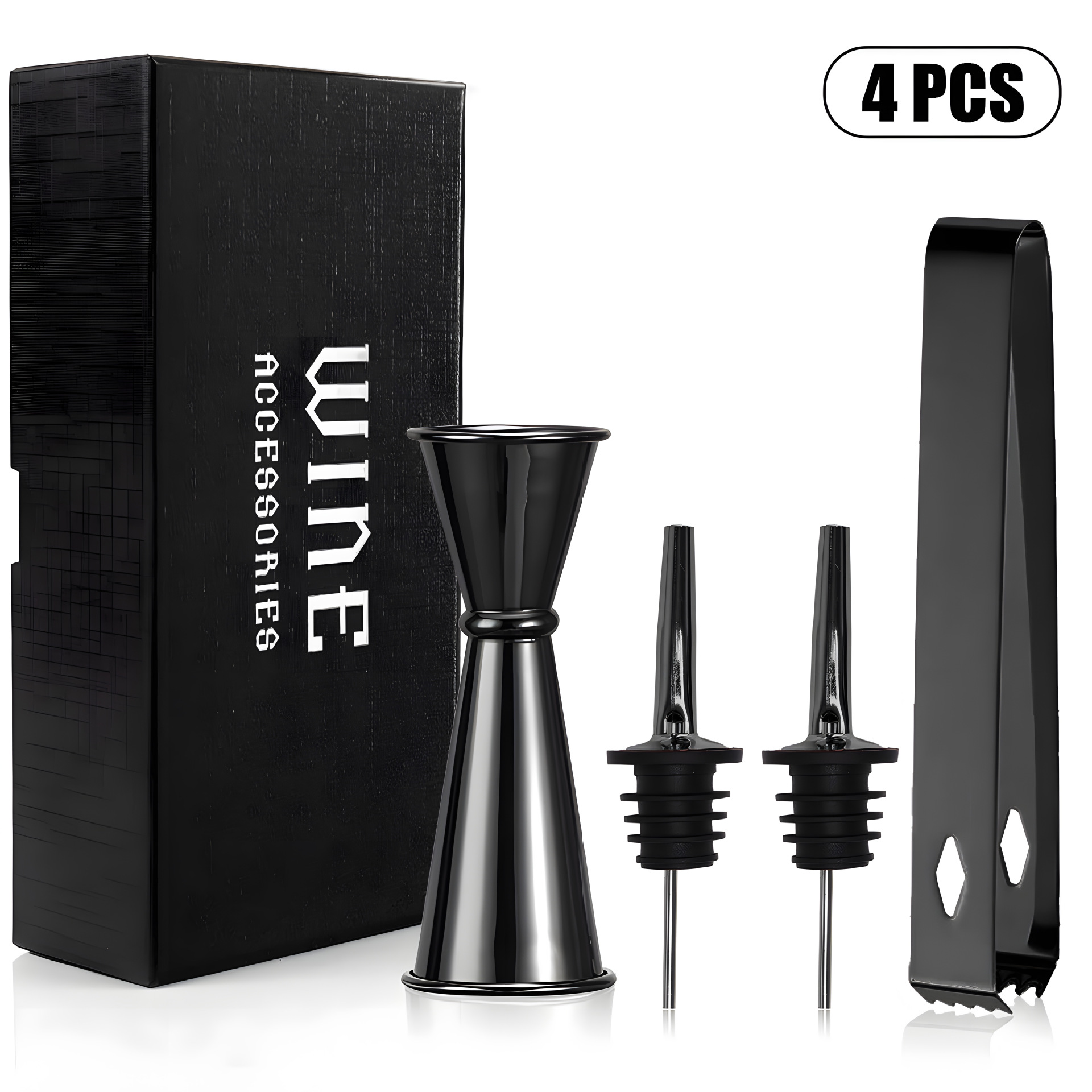 건 블랙 바텐딩 도구 4종 세트