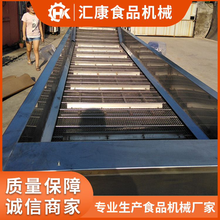 蔬菜翻浪清洗机 根茎叶菜 瓜果喷淋清洗机汇康机械按要求生产设备