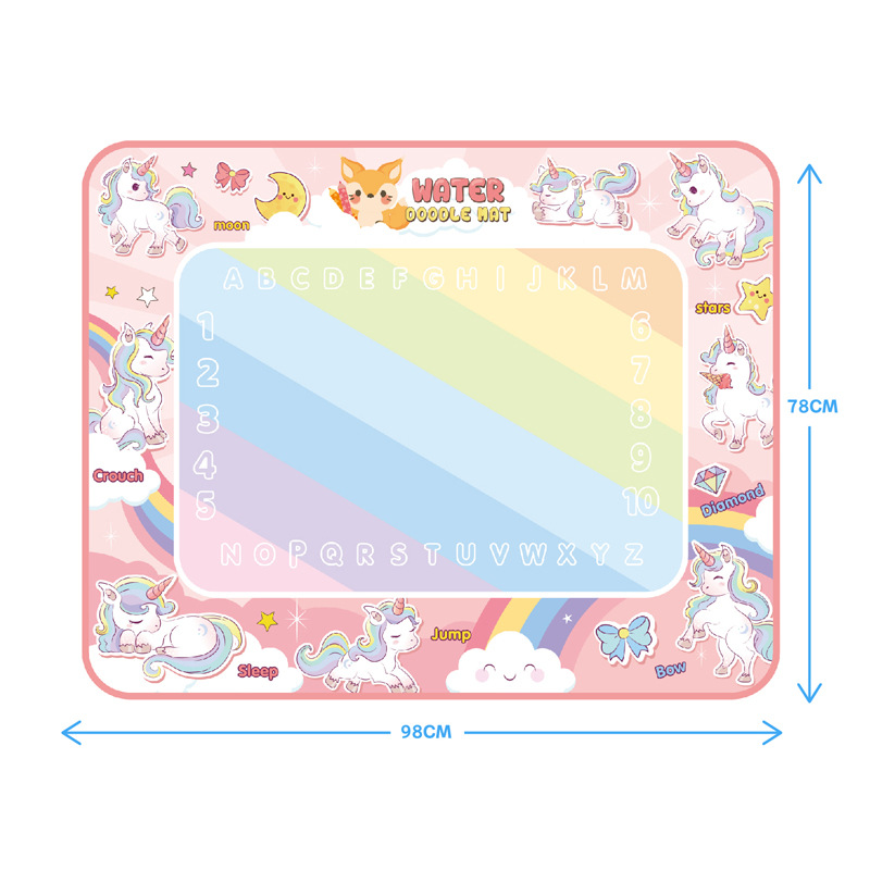 Transfronteriza nuevo lienzo de agua mágica Pintura Infantil y Manta de escritura graffiti de agua juguetes educativos de educación temprana patrón de aprendizaje