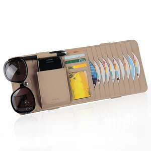 Car CD clip sun visor cover car car CD bag CD bag CD bag disc clip multi-function