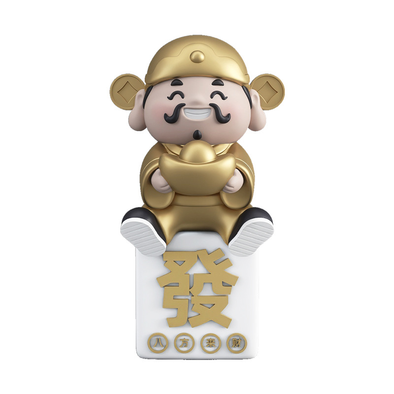 Lingote Dios de la riqueza Artesanías Decoración Inicio Oficina Escritorio Tienda Recepción Decoración festiva china