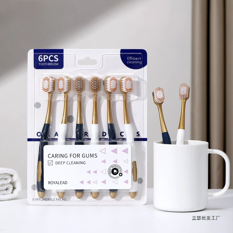 Зубная щетка для взрослых с мягкой щетиной и широкой головкой, мужская специальная пара, семейная одежда, домашний подлинный официальный флагманский магазин