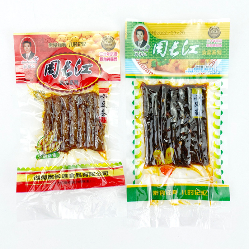 Chou Changjiang Small Bean Threads, Small Hoof Tendon, Spicy Silk, Hot and Spicy Bean Gluten, Spicy Snack, Hunan Specialty, Nostalgic Snack Food