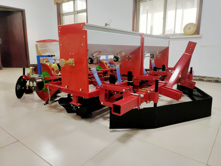 花生播种机甜玉米大豆高粱农用两行膜免扣膜谷物播种覆膜玉米播种