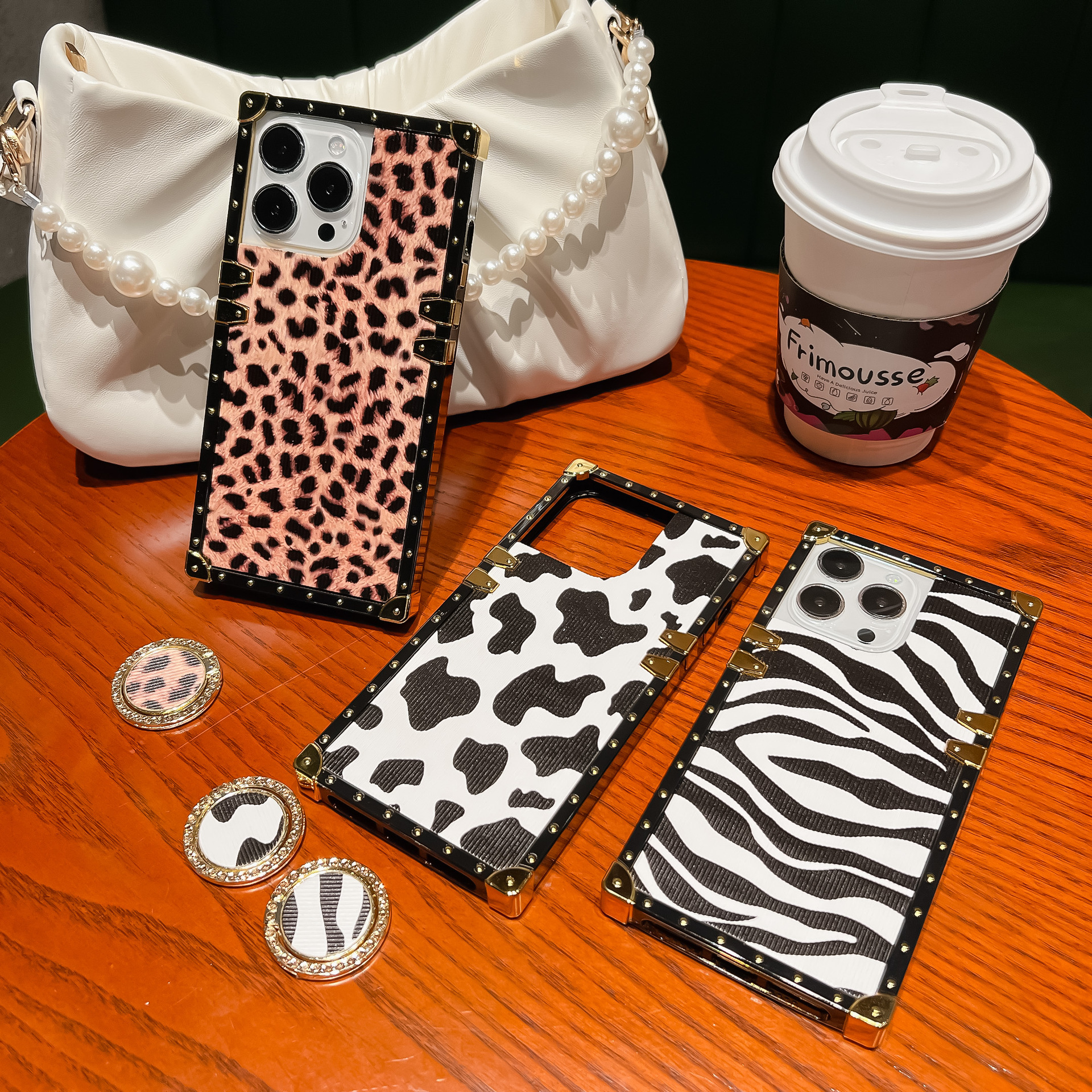 Classic Animal Leather Pattern Phone Case For Iphone And Samsung_voghion.com