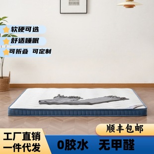 Latex Natural Brown Mat Hard Ridge Protection for Elderly and Children 10cm Home Dormitory Tatami Mat Thin Simmons Free Shipping