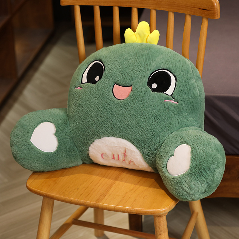 Almohada de cintura de dibujos animados Oficina cojín trasero silla cintura almohada lindo mujeres embarazadas cintura almohada asiento cintura soporte cojín