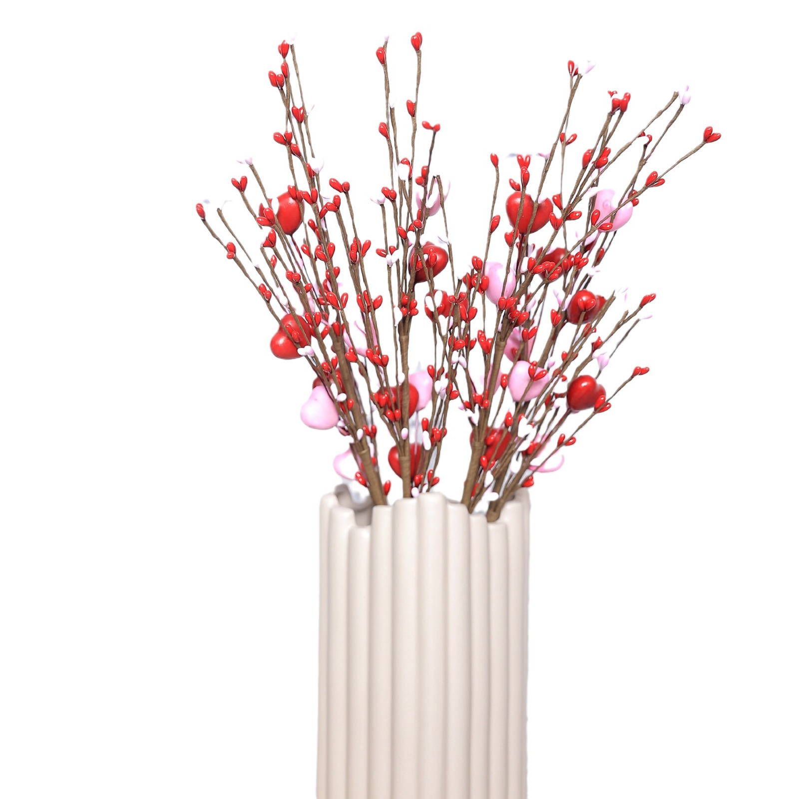 Flor simulada sensación de alta calidad, espuma de pe realista, sauce plateado, Tanabata, ambiente del día de San Valentín, decoración, flor falsa, spot al por mayor