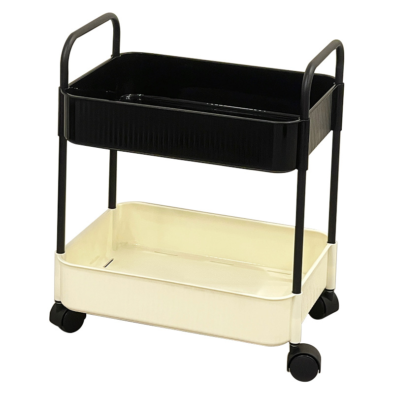 Creamwind snack carrito estante de almacenamiento piso de baño móvil caja de almacenamiento de inodoro estante de cosméticos multicapa