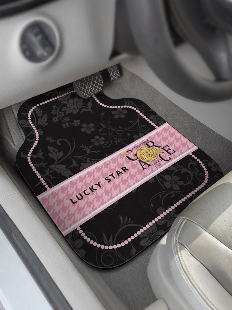 Light Luxury Diatomaceous Earth Car Floor Mats, Wear-Resistant, Dirt-Resistant, Non-Slip, Easy to Maintain, Single Piece or Full Set Car Foot Mats