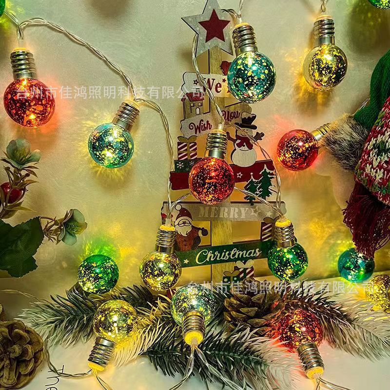 Luz LED de Navidad transfronteriza, decoración de ventana de cadena, tamaño colgante, estilo personalizable, gran cantidad de precio preferencial
